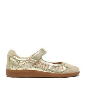 Silent D Samantha Ballet Sneakers: GOLD
